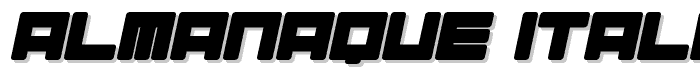 Almanaque Italic font